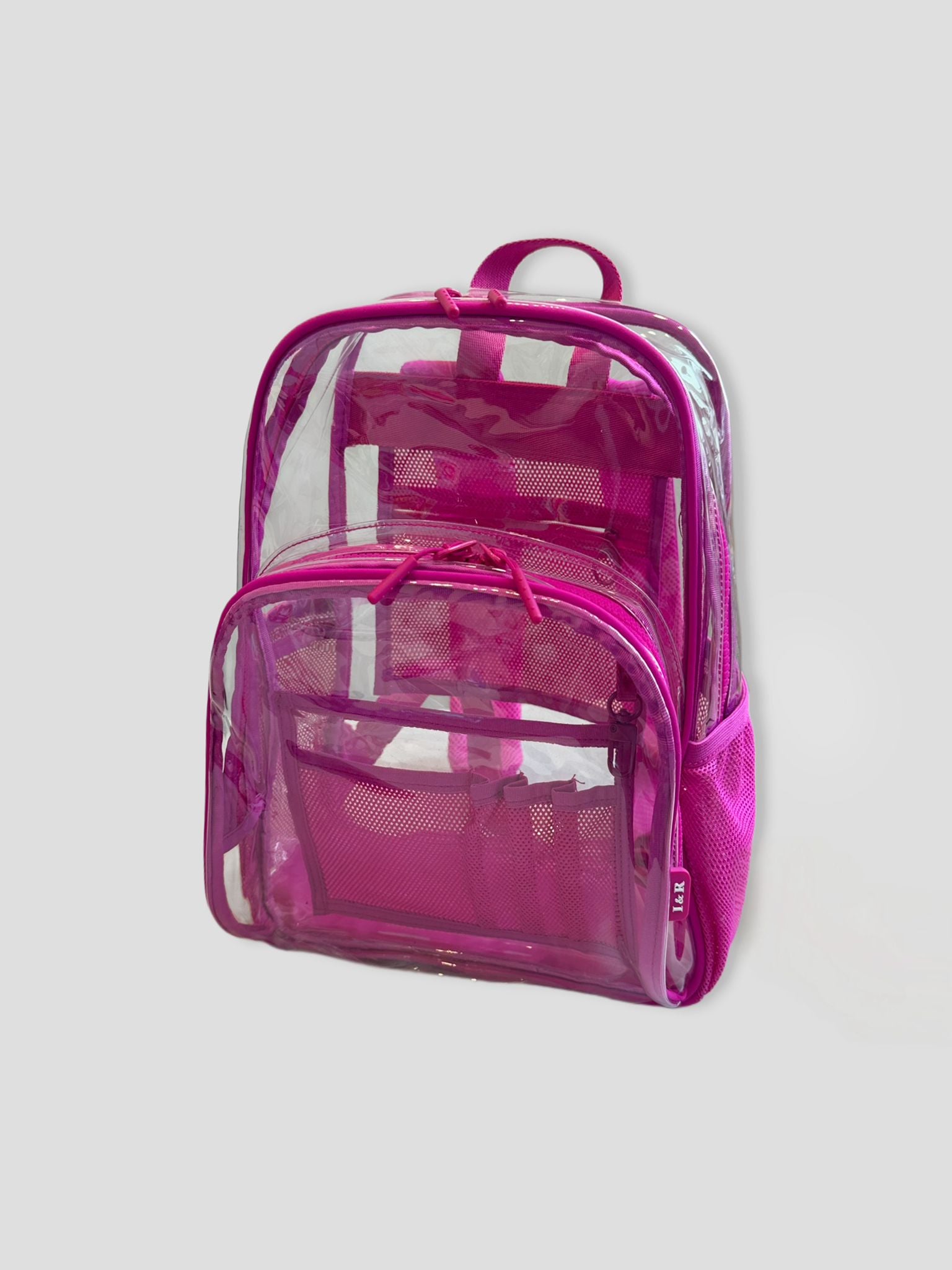 clear rainbow mini backpack Liquid Glitter Bucket this backpack is lightweight Packed Party Pink Mini Confetti