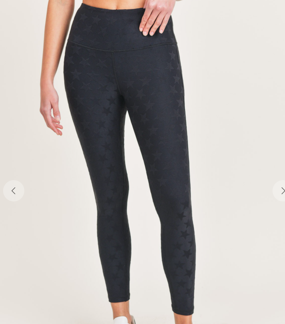 #L566 Gorgeous Me Jacquard Leggings (Black)