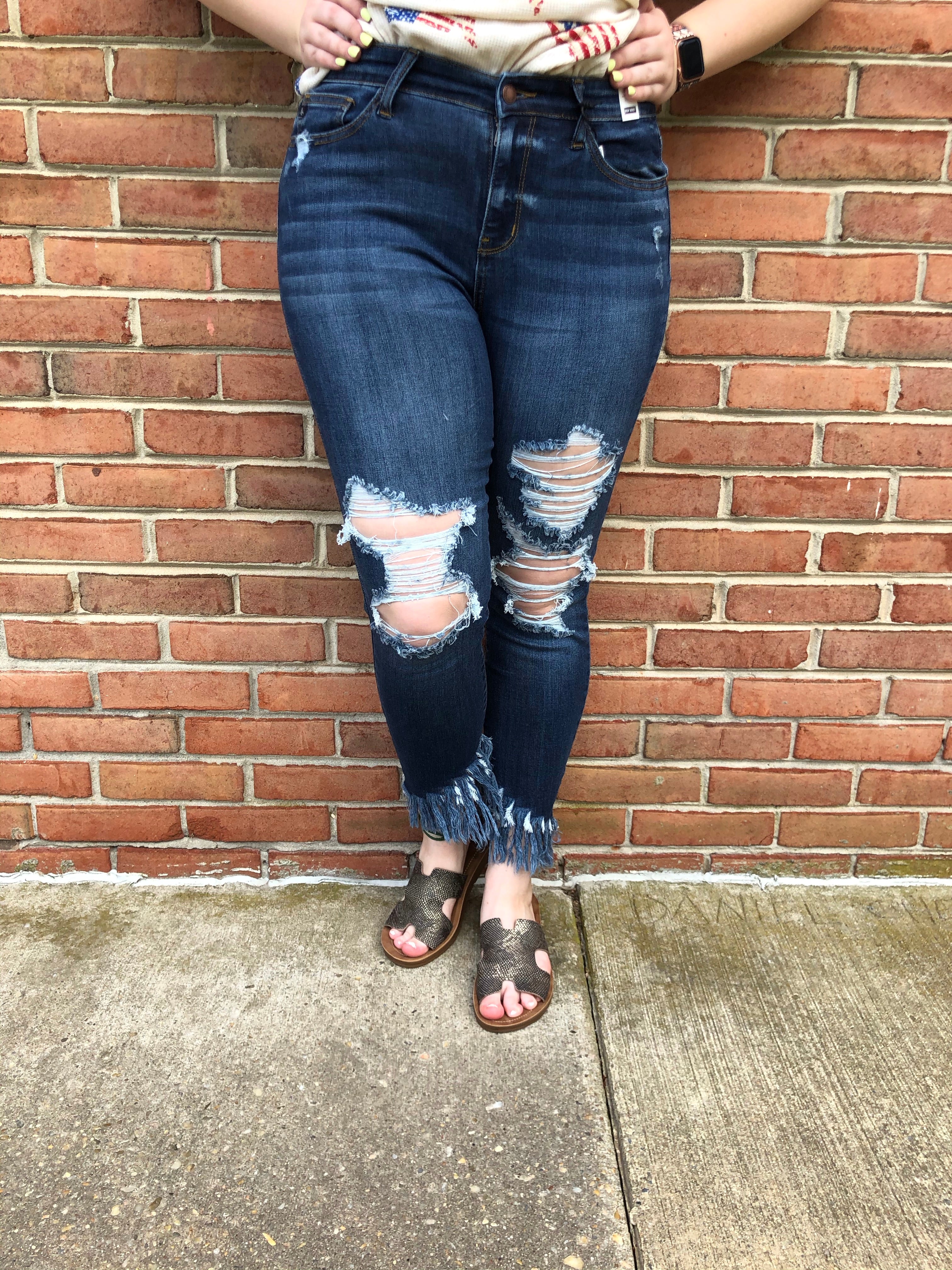 A112 Stop and Stare Judy Blue High Waisted Jeans – Iris & Rainbow Boutique