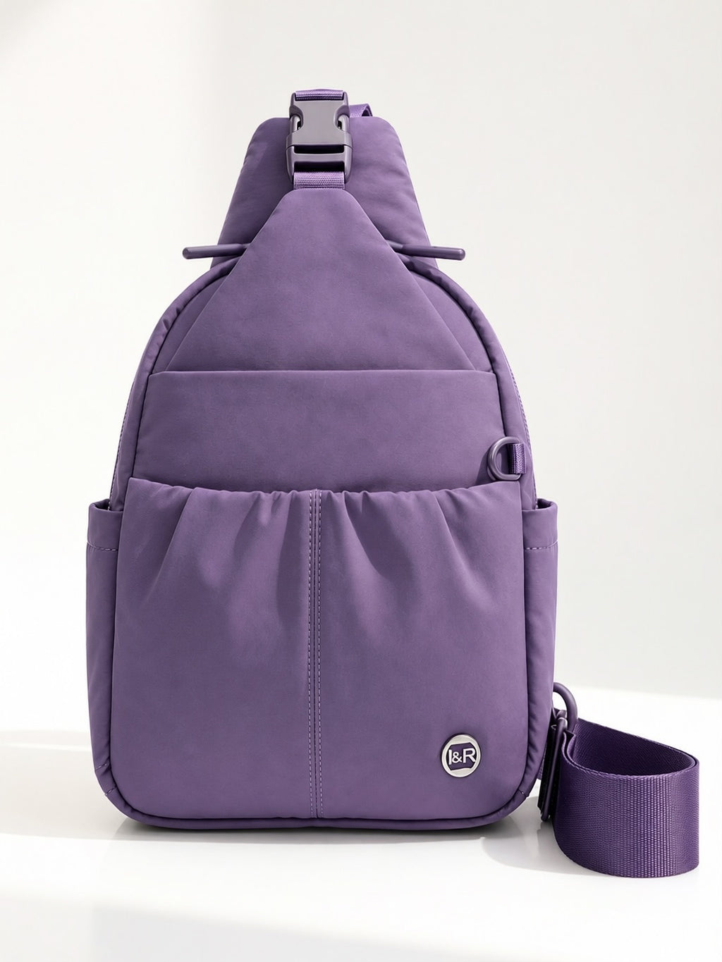 The Iris Clutch Sling Bag (#4000) Adjustable Strap Zipper Bag - By Iris & Rainbow