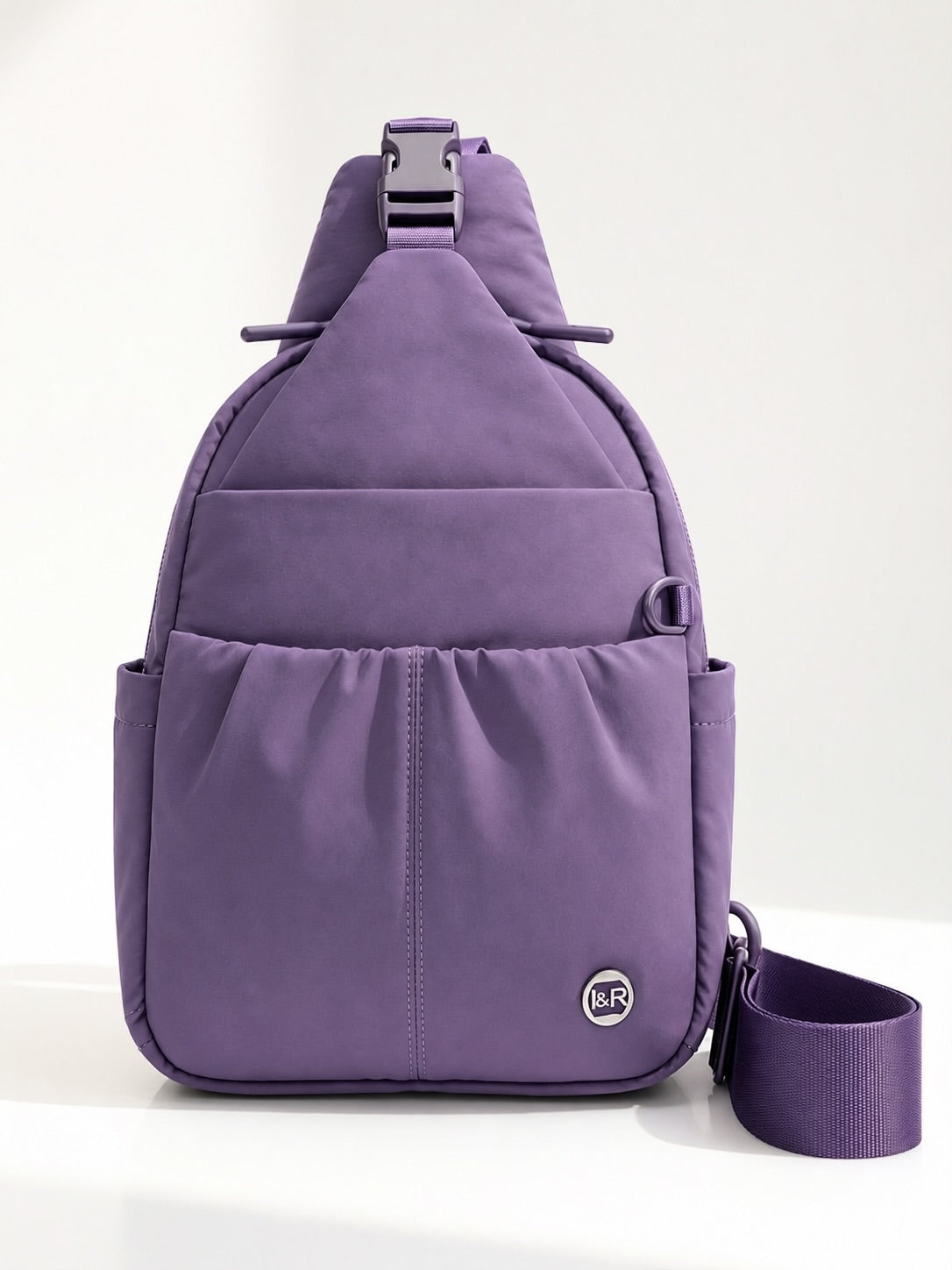 The Iris Clutch Sling Bag (#4000) Adjustable Strap Zipper Bag - By Iris & Rainbow