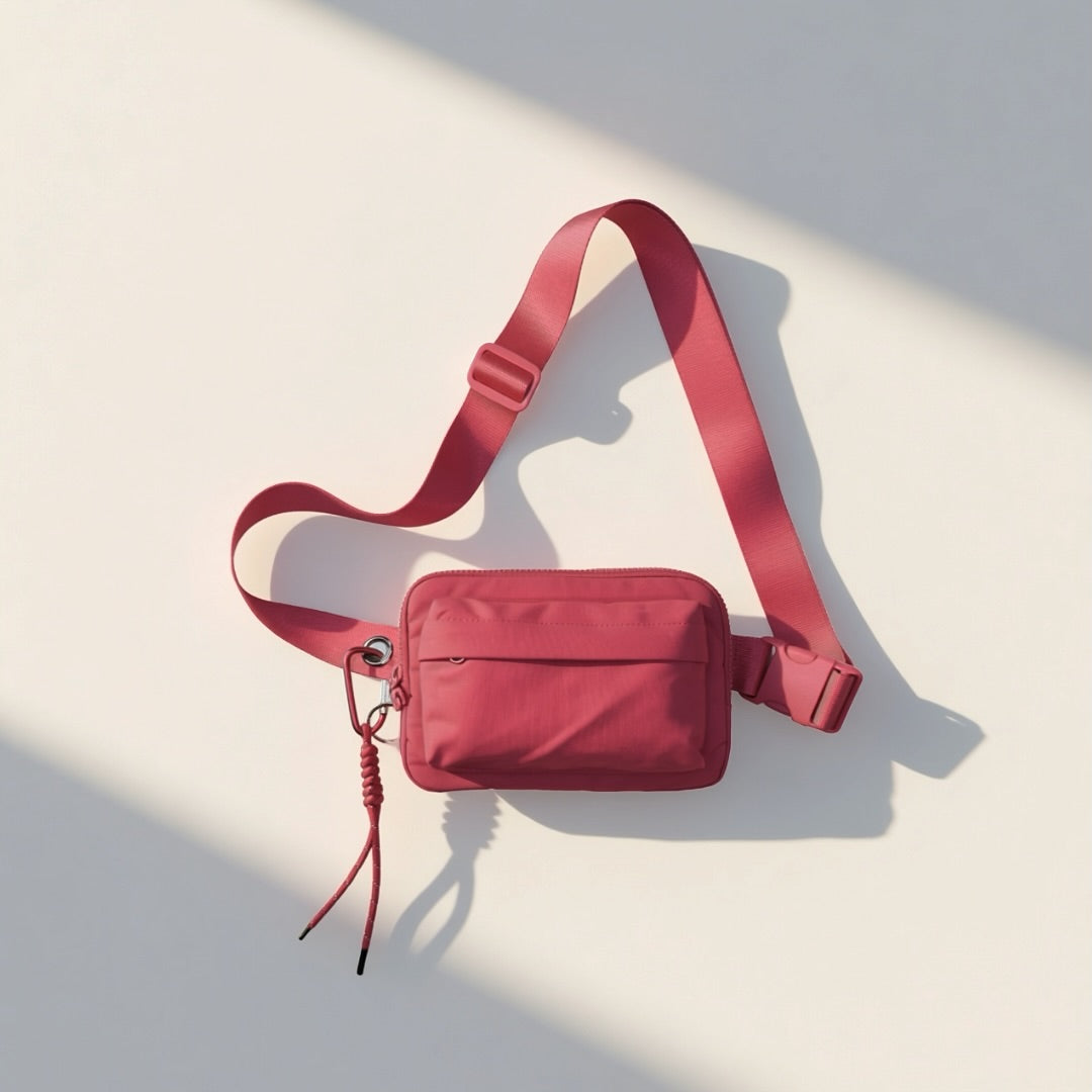 Iris Multi Pockets Crossbody Bag with Keychain (#12123) - By Iris & Rainbow