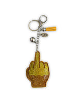 Decorative Iris Keychain Charm (#C09)