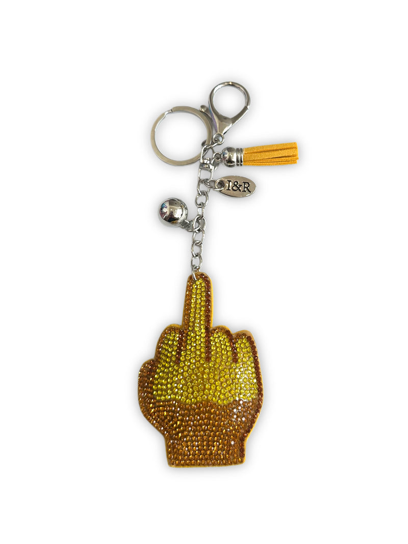 Decorative Iris Keychain Charm (#C09)