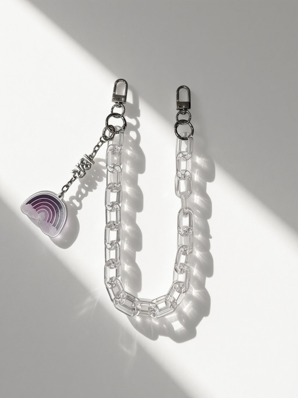 Iris Accessory Acrylic Chain For Bags and Wallets (#A3792) Fashionable Chain Strap - By Iris & Rainbow