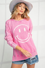 #P844 MINERAL WASHED LOOSE FIT PULLOVER