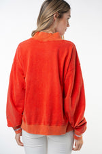 #P924 Skate Sequin Embellished Sweatshirt