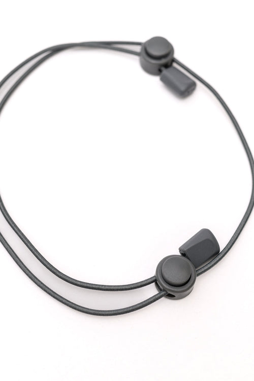 Adjustable Crop Band In Gray