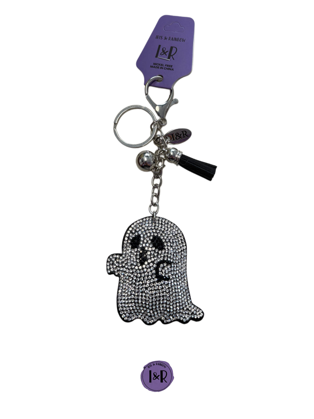 Decorative Iris Keychain Charm - (#C09) By Iris & Rainbow