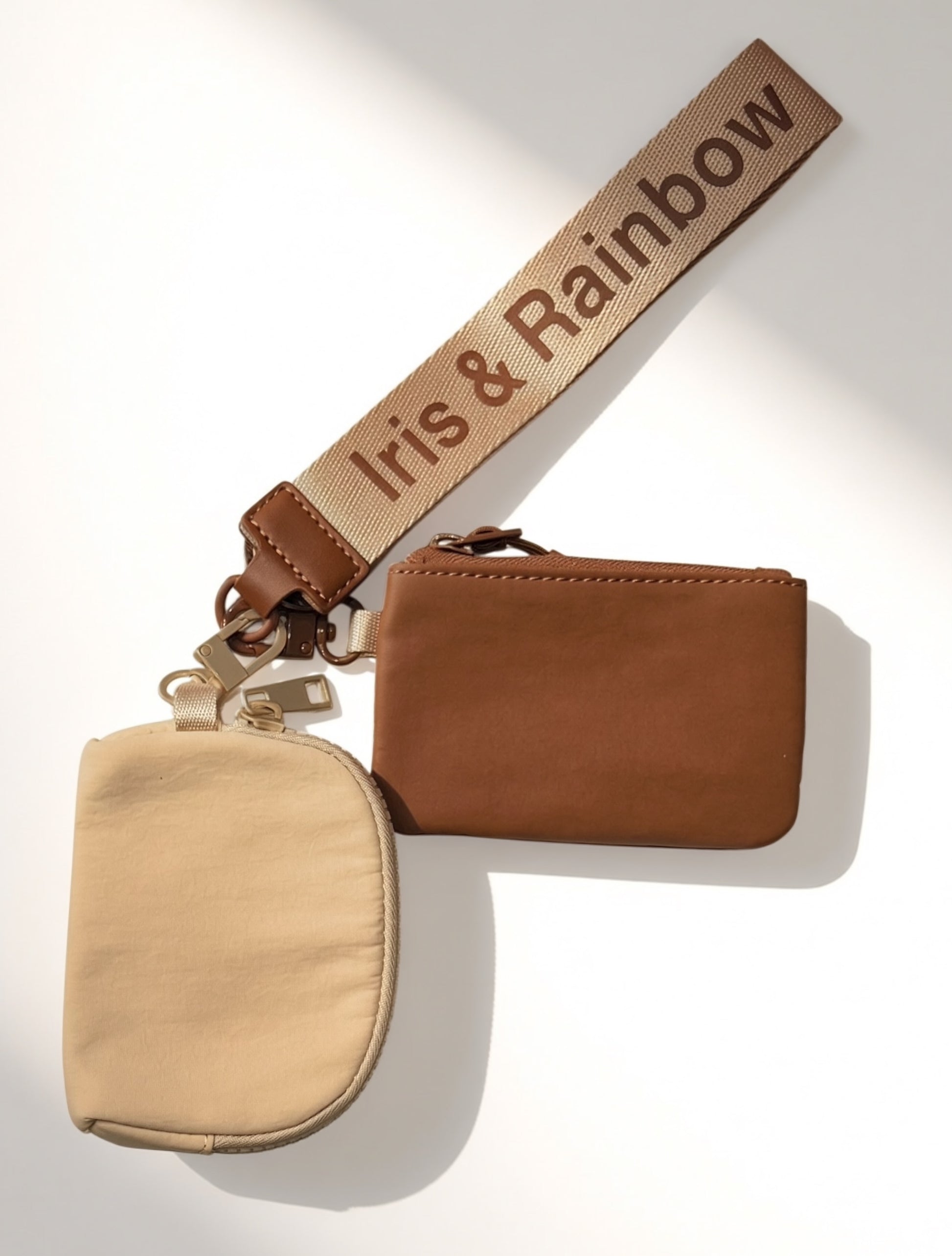 The Iris Pouch Wristlet (#8049-2) Trendy Minimalist Purse - By Iris & Rainbow