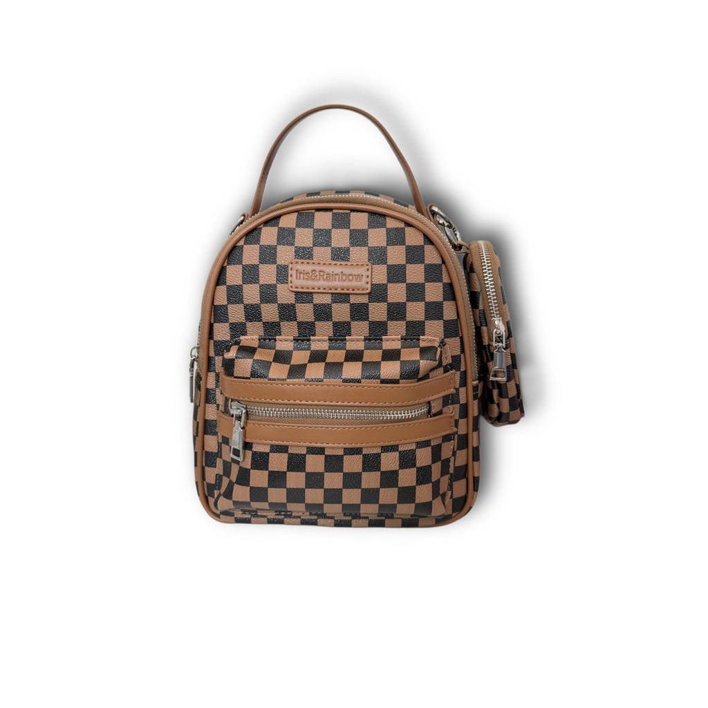 The Iris Street Chic Mini Backpack Faux Leather (#9010) By Iris & Rainbow