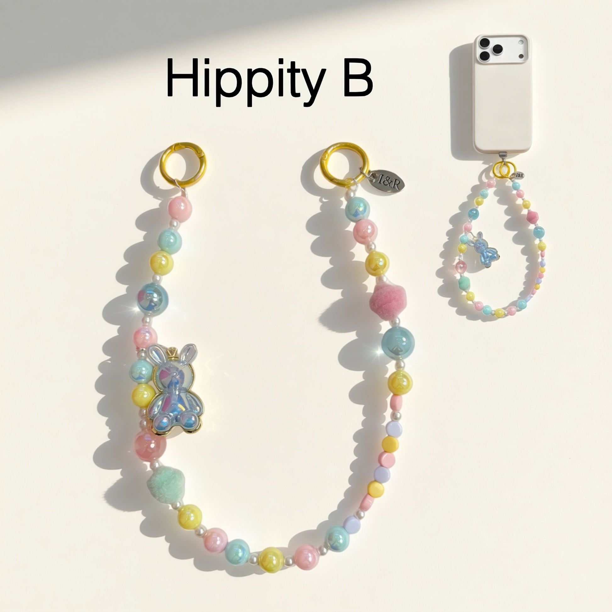 Iris Accessory Beaded Chain (#A3791) For Bags, Phones and Wallets By Iris & Rainbow