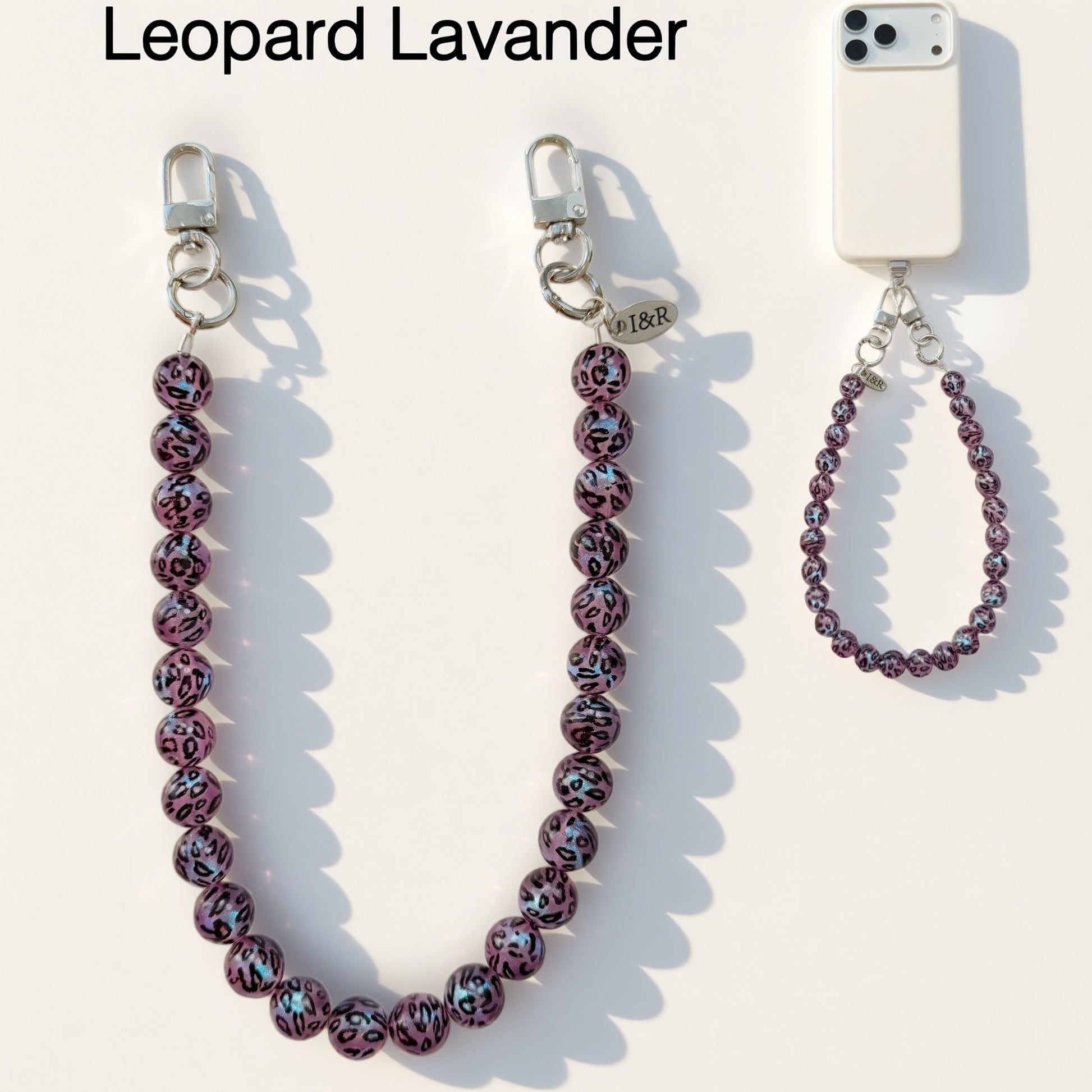 Iris Accessory Beaded Chain (#A3791) For Bags, Phones and Wallets By Iris & Rainbow