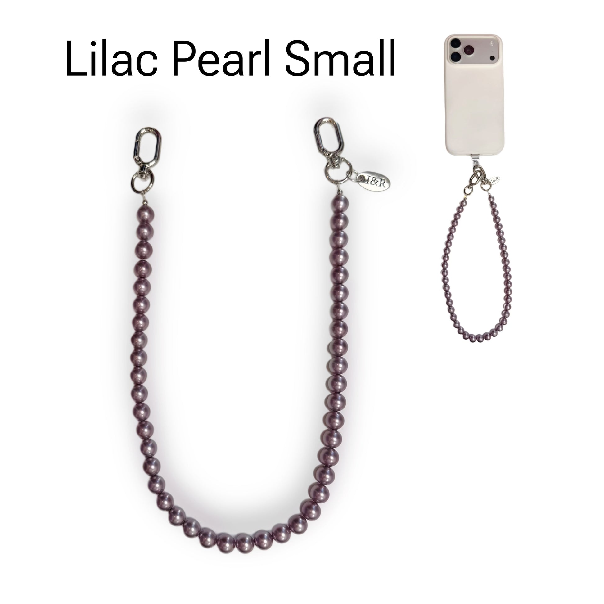 Iris Accessory Beaded Chain (#A3791) For Bags, Phones and Wallets By Iris & Rainbow