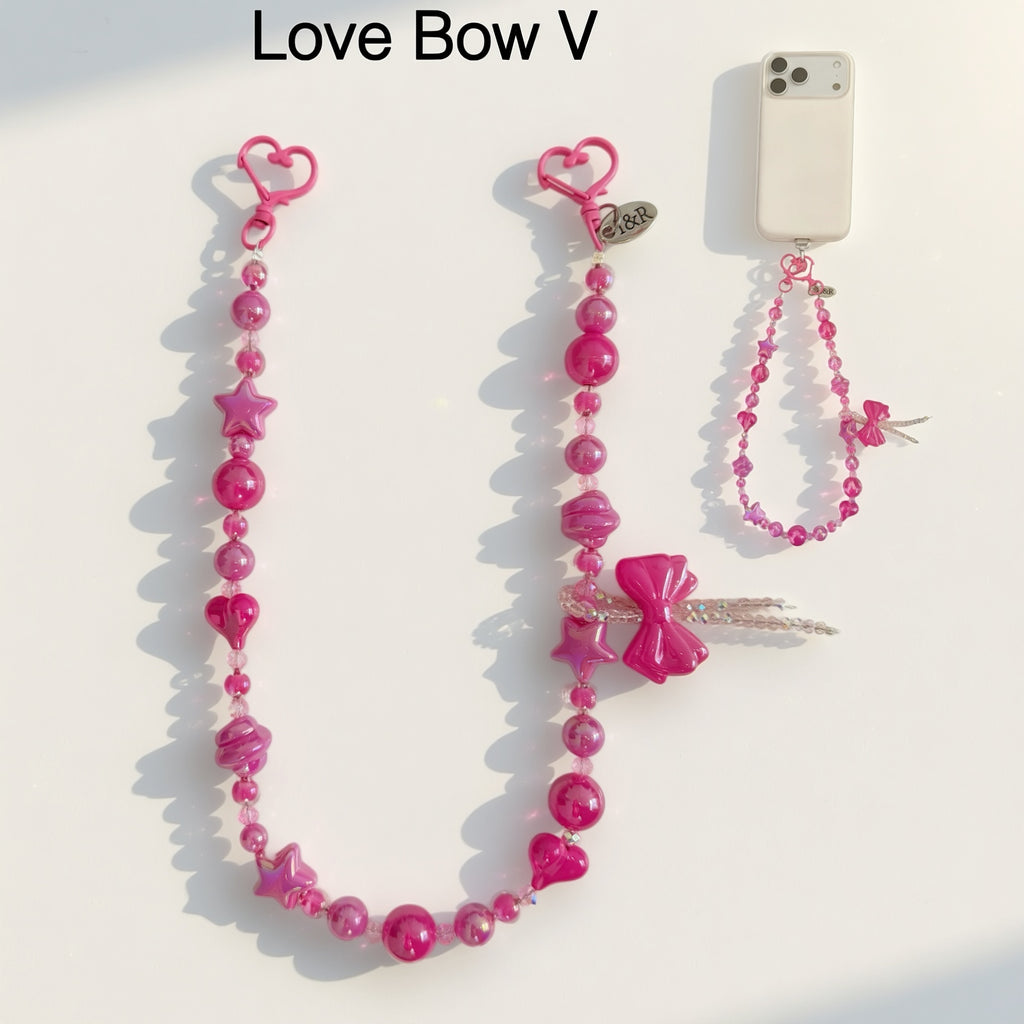 Iris Accessory Beaded Chain (#A3791) For Bags, Phones and Wallets By Iris & Rainbow