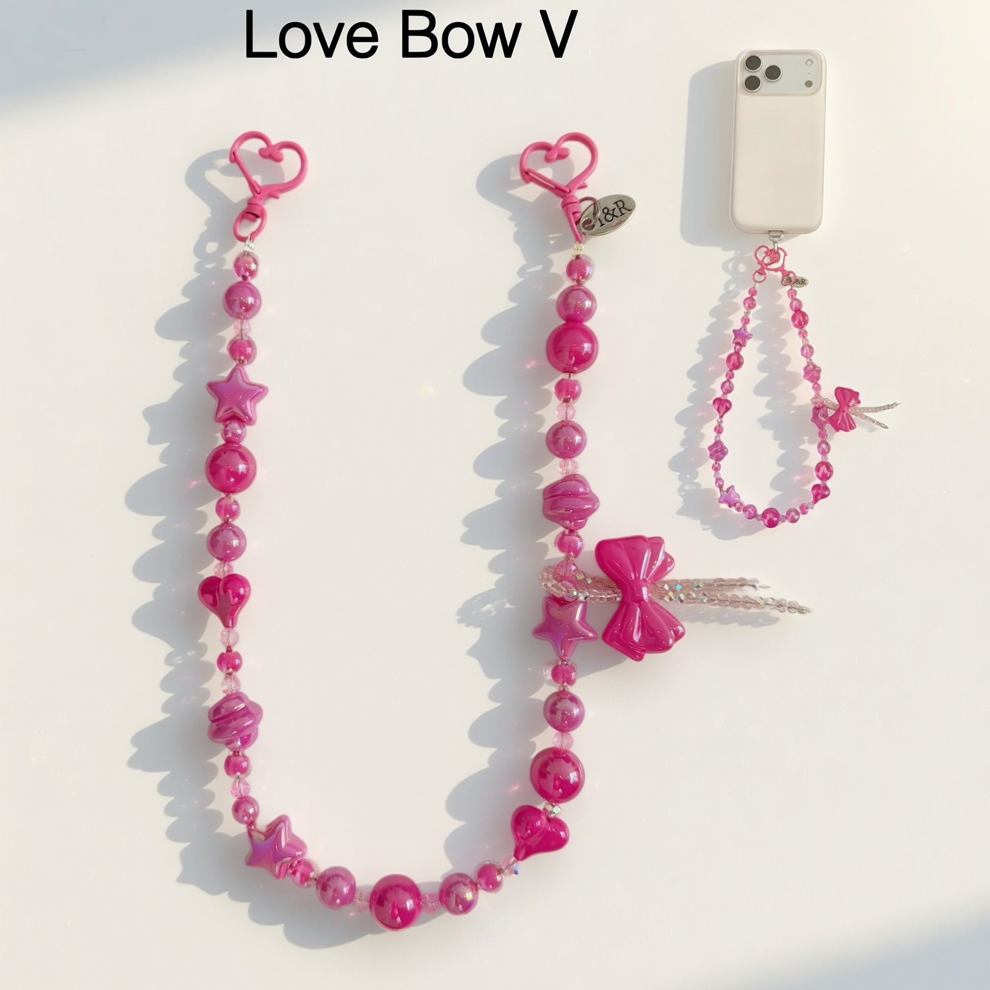 Iris Accessory Beaded Chain (#A3791) For Bags, Phones and Wallets By Iris & Rainbow