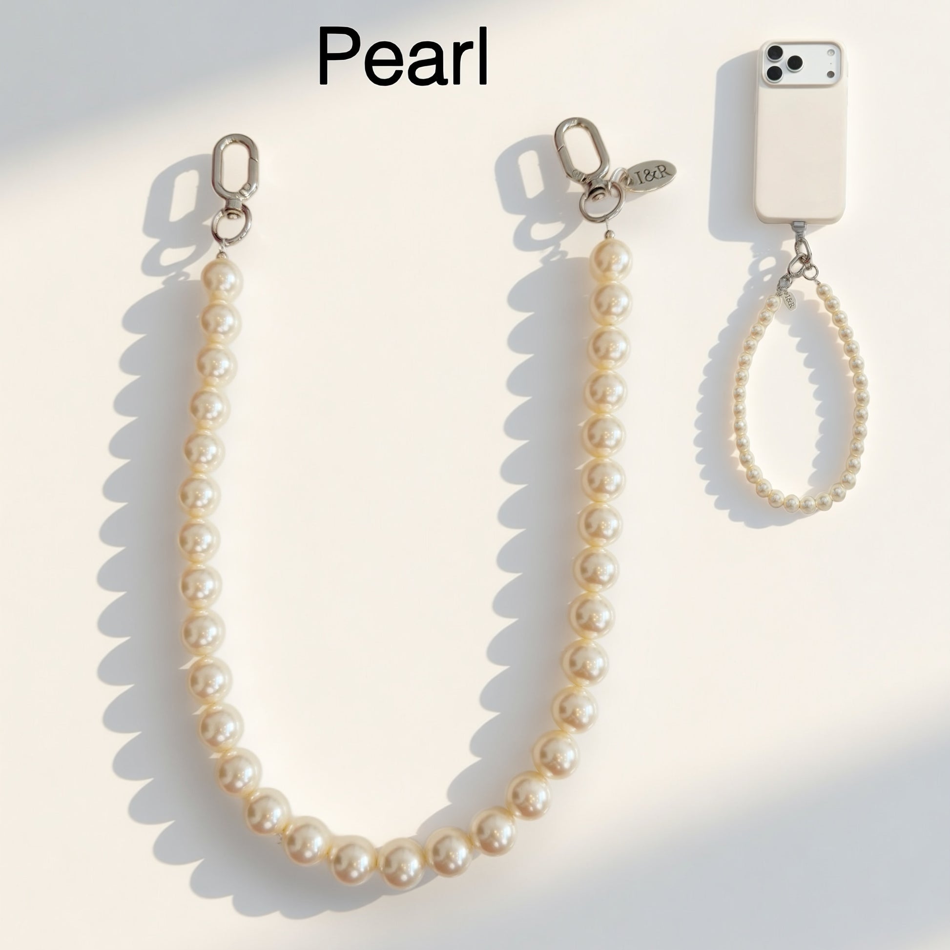 Iris Accessory Beaded Chain (#A3791) For Bags, Phones and Wallets By Iris & Rainbow
