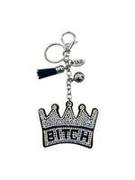 Decorative Iris Keychain Charm (#C09)