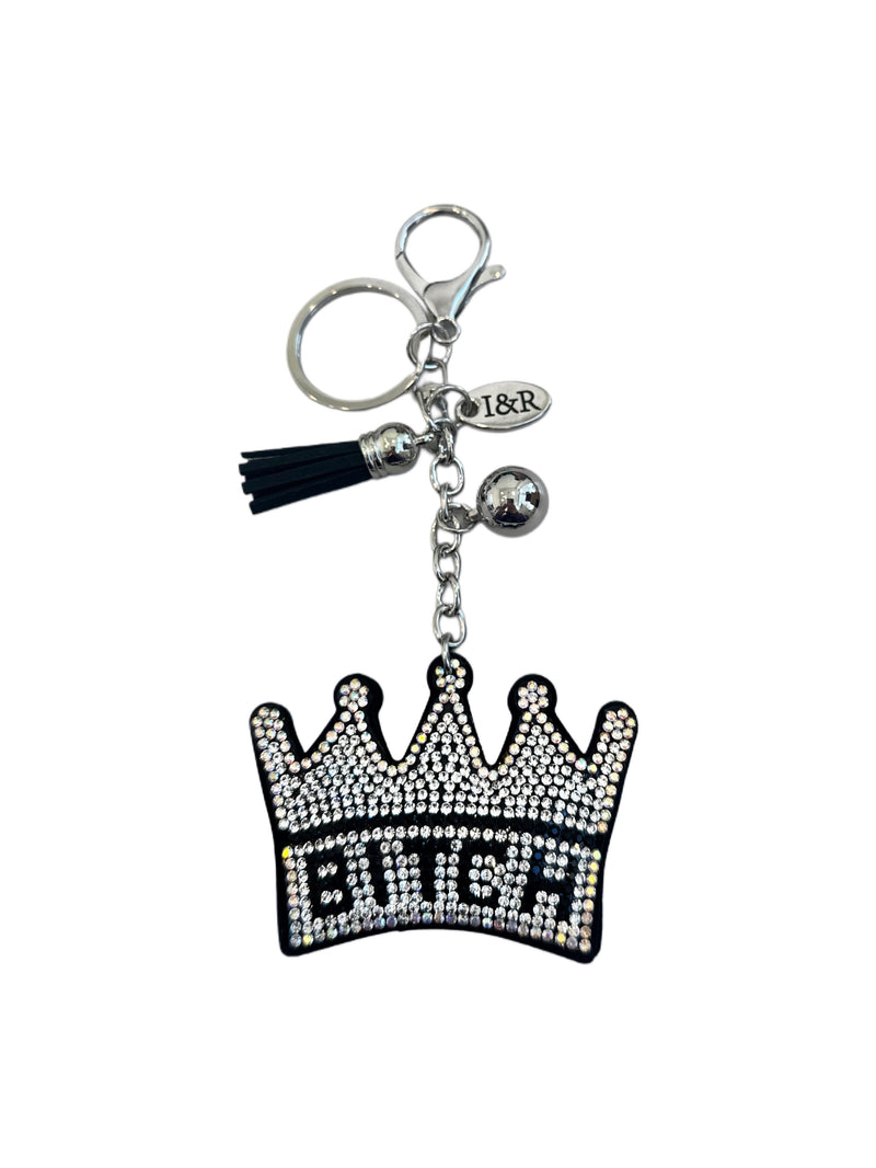 Decorative Iris Keychain Charm (#C09)