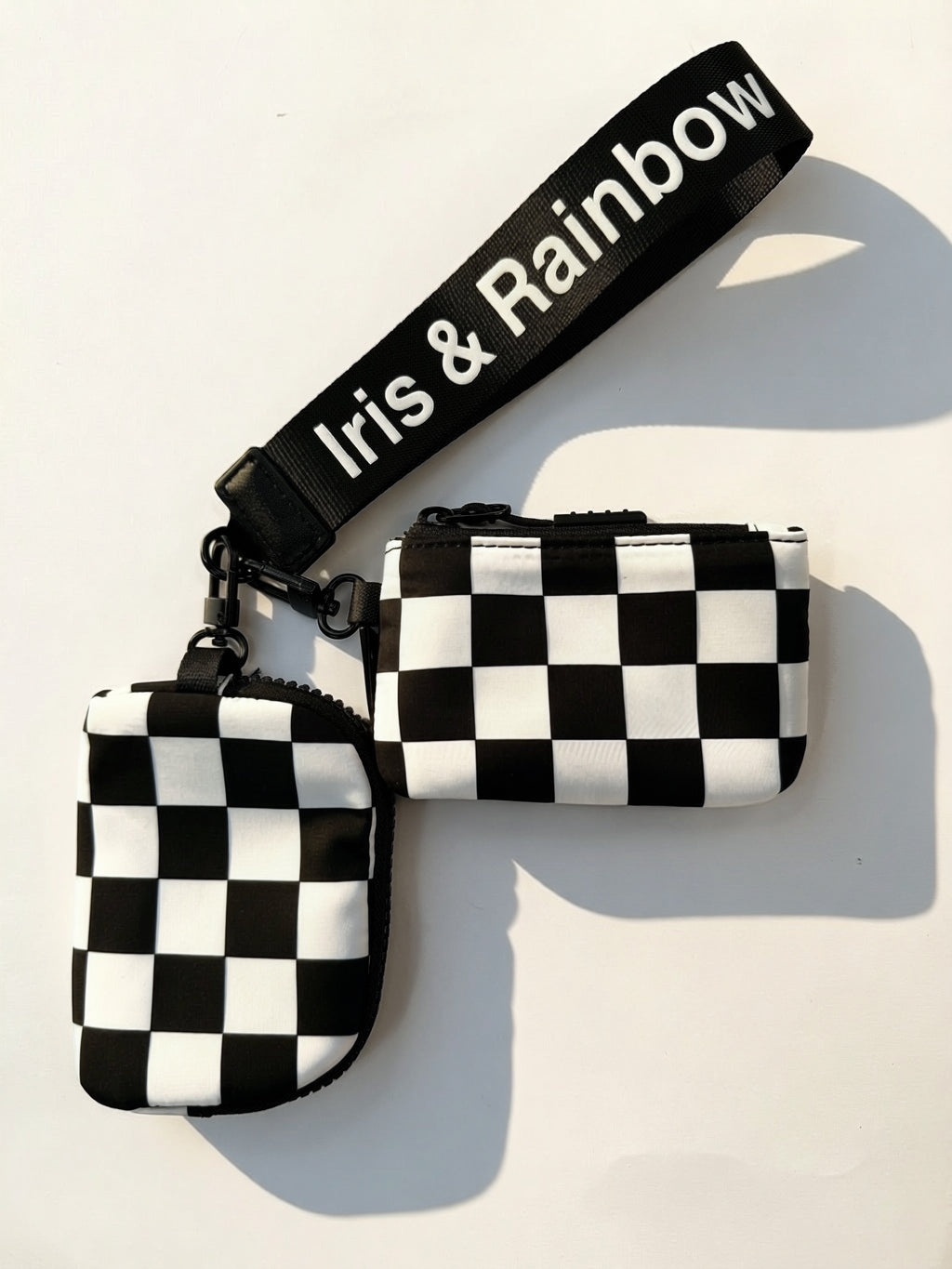 The Iris Pouch Wristlet (#8049-2) Trendy Minimalist Purse - By Iris & Rainbow