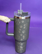 #S062 Paw Print Tumbler