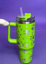 #S062 Paw Print Tumbler