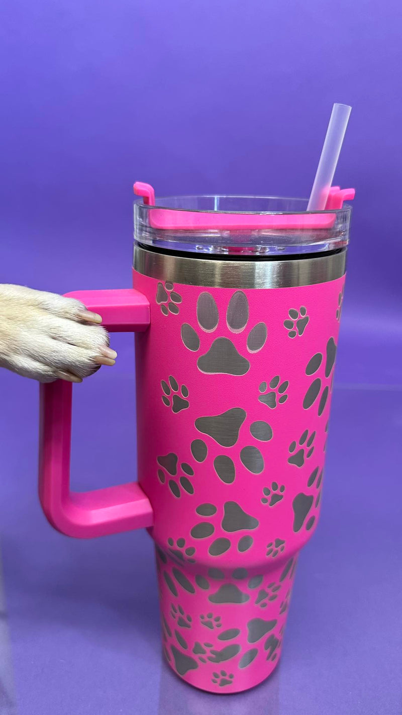 #S062 Paw Print Tumbler