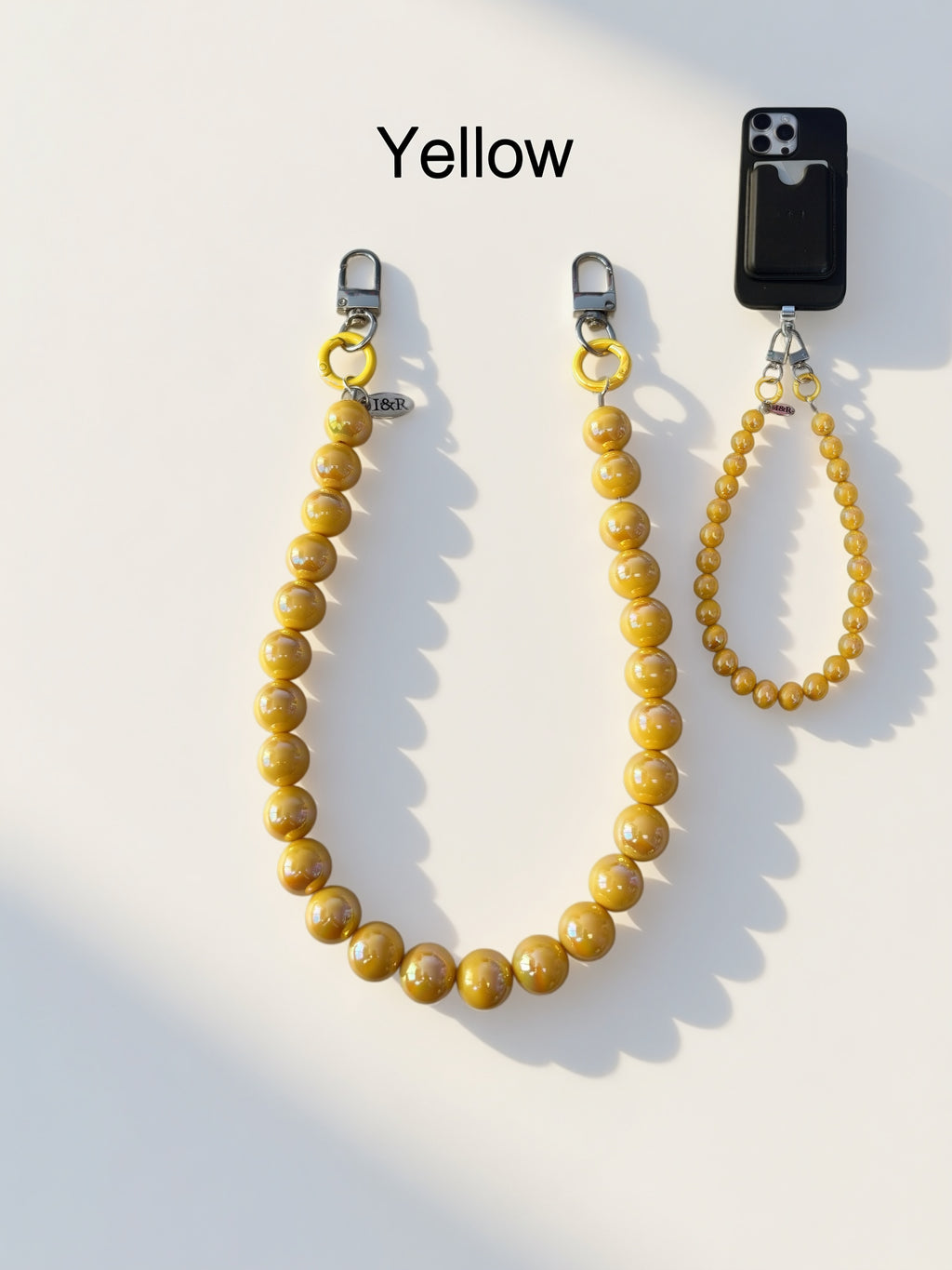Iris Accessory Beaded Chain (#A3791) For Bags, Phones and Wallets By Iris & Rainbow