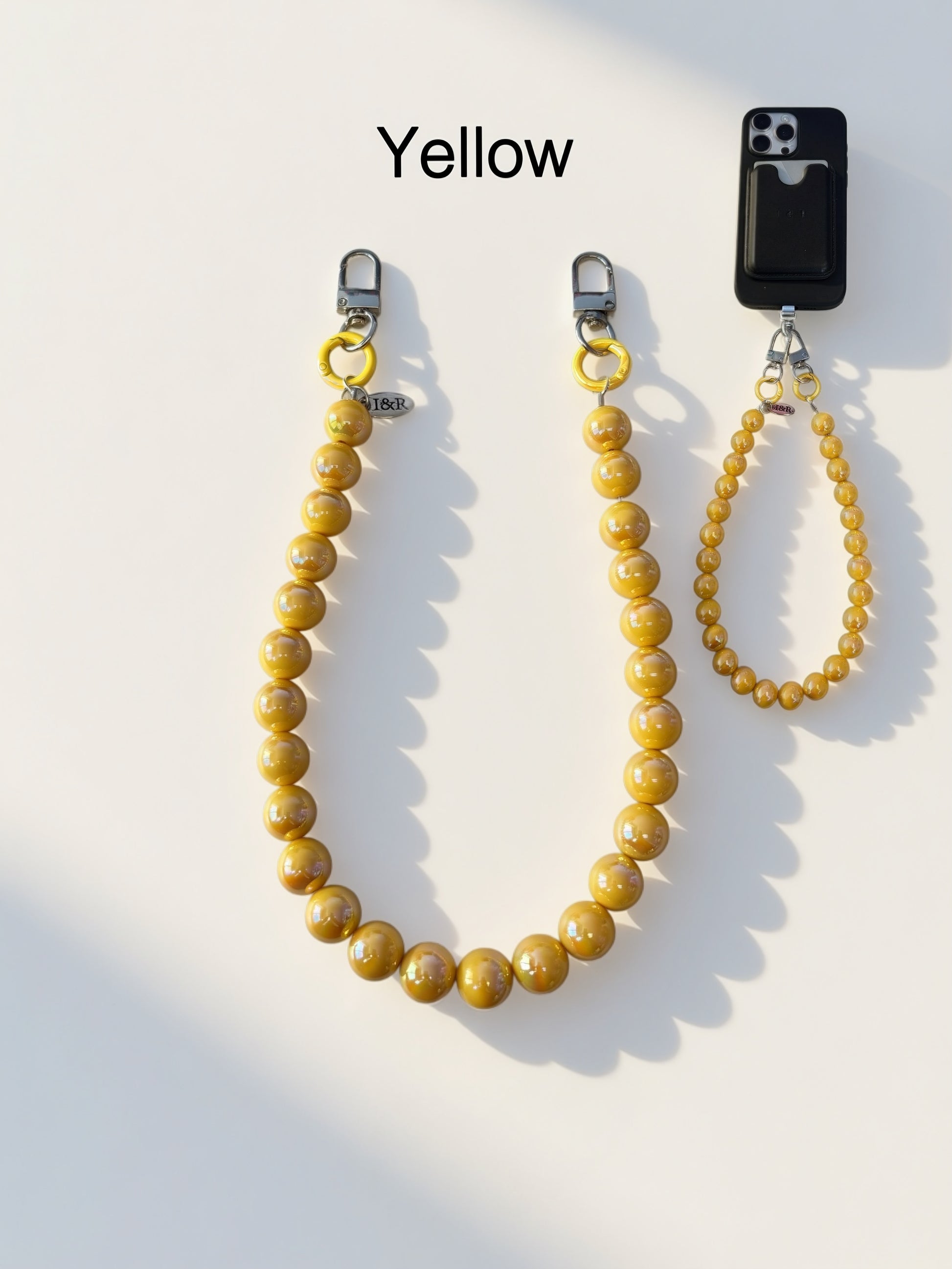 Iris Accessory Beaded Chain (#A3791) For Bags, Phones and Wallets By Iris & Rainbow