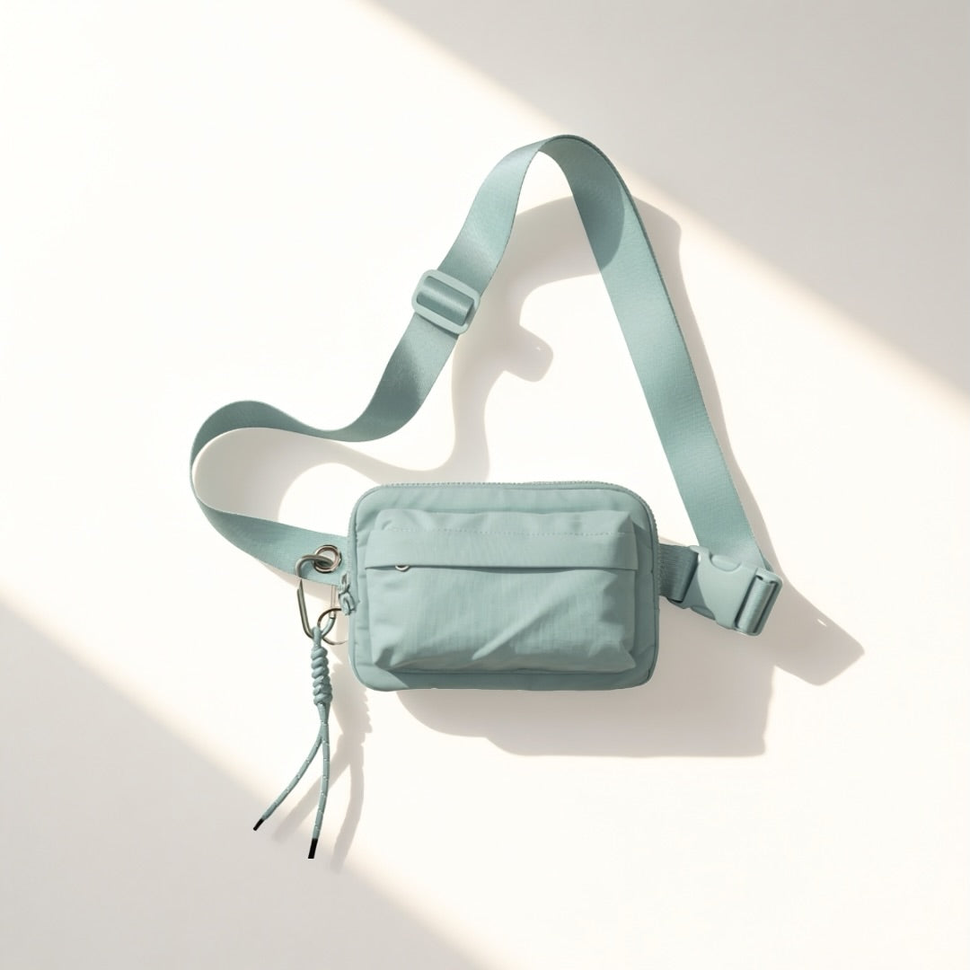 Iris Multi Pockets Crossbody Bag with Keychain (#12123) - By Iris & Rainbow