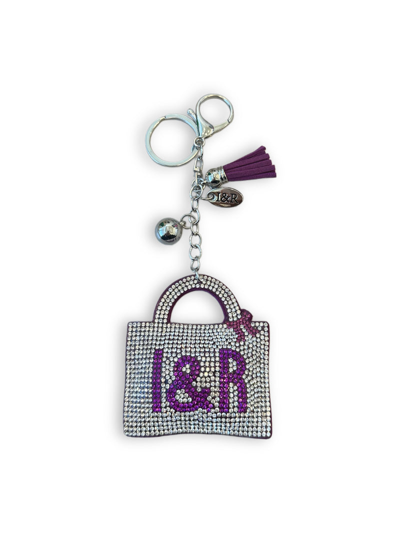Decorative Iris Keychain Charm (#C09)
