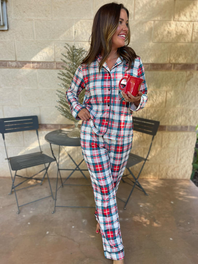 PREORDER: Holiday Plaid Pajama Set