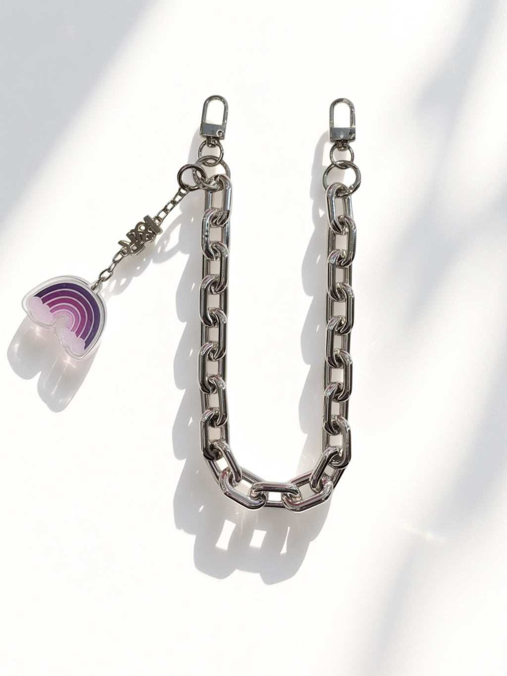 Iris Accessory Acrylic Chain For Bags and Wallets (#A3792) Fashionable Chain Strap - By Iris & Rainbow