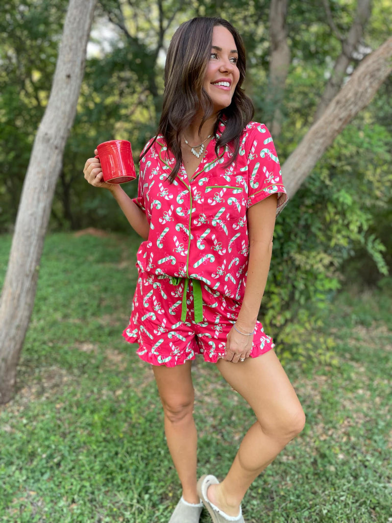 PREORDER: Christmas Candy Pajama Set in Three Colors