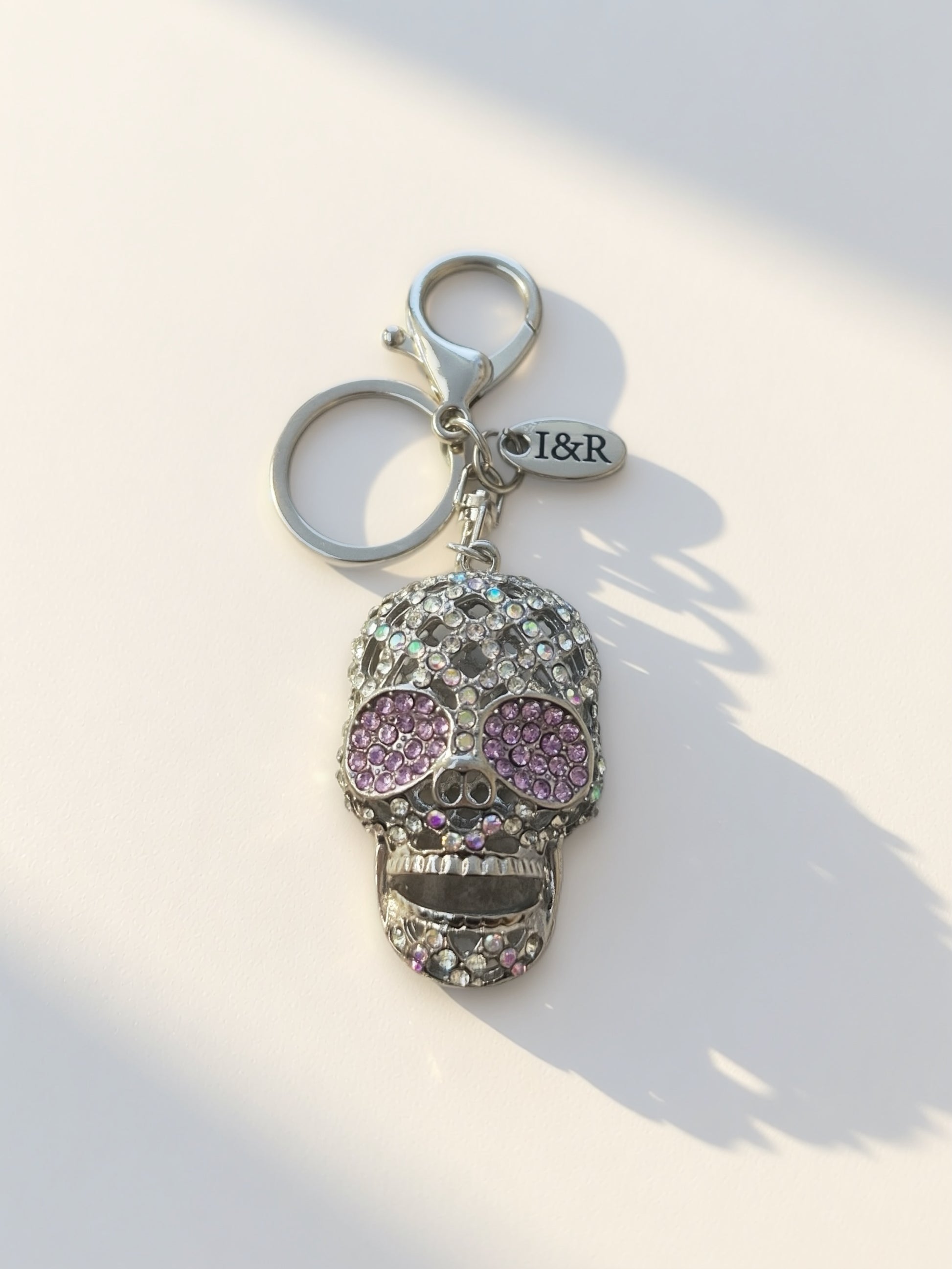 Iris Skull Bling Charm (#C036) By Iris & Rainbow