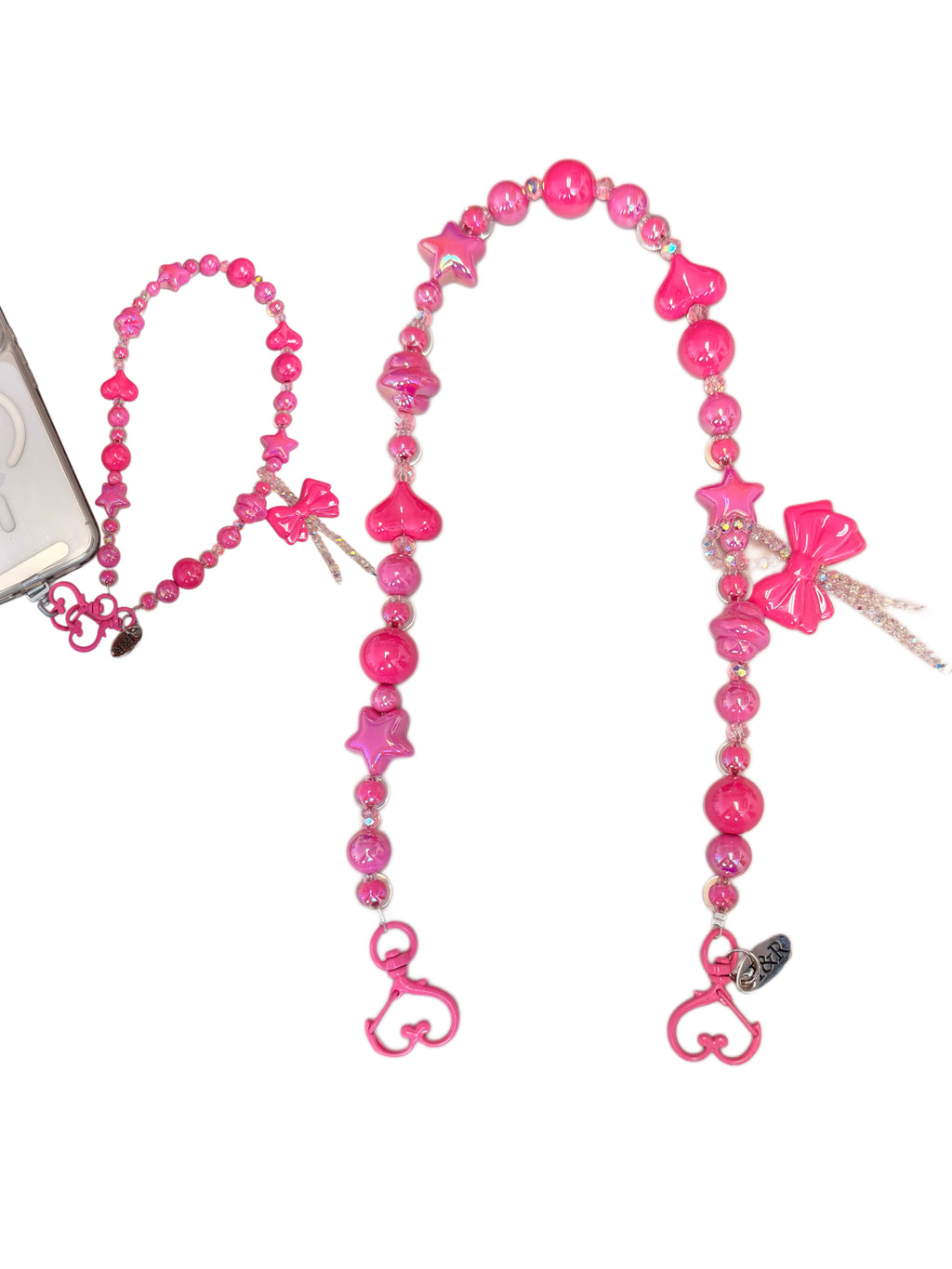 Iris Accessory Beaded Chain (#A3791) For Bags, Phones and Wallets By Iris & Rainbow