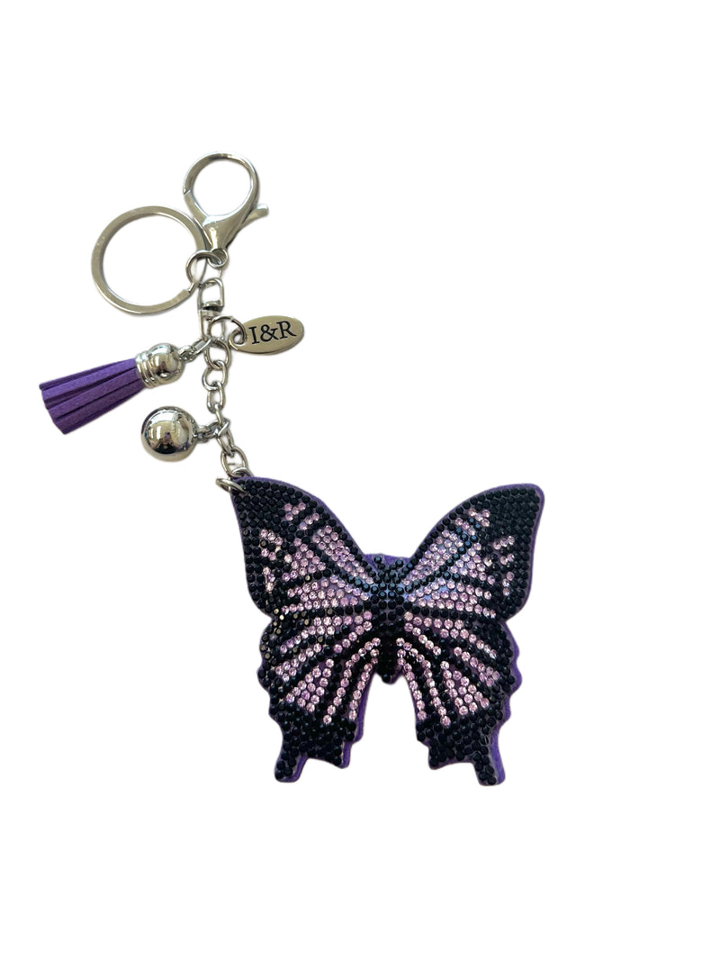 Decorative Iris Keychain Charm (#C09)