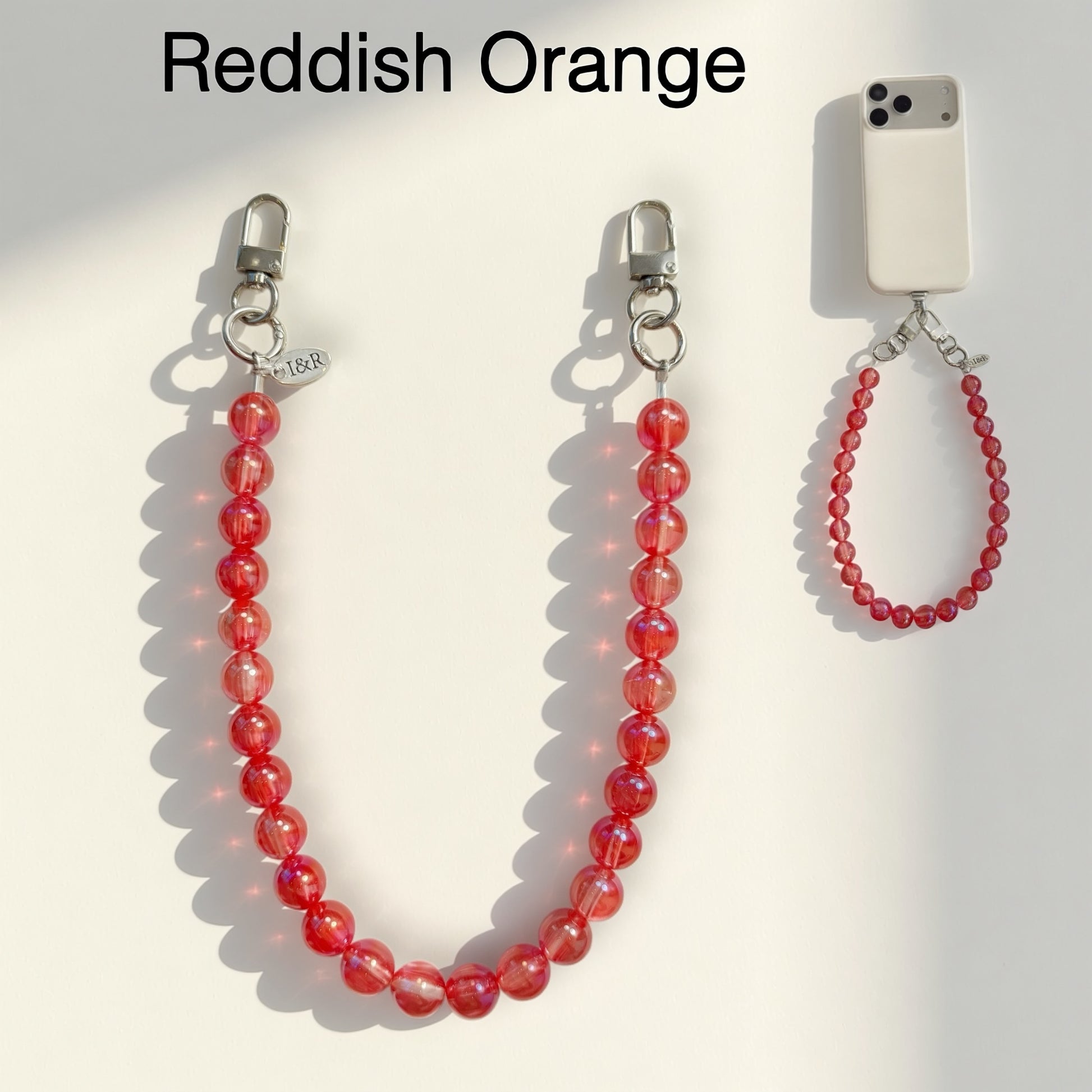 Iris Accessory Beaded Chain (#A3791) For Bags, Phones and Wallets By Iris & Rainbow