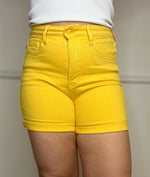 Lily Tummy Control Garment Dyed Judy Blue Shorts