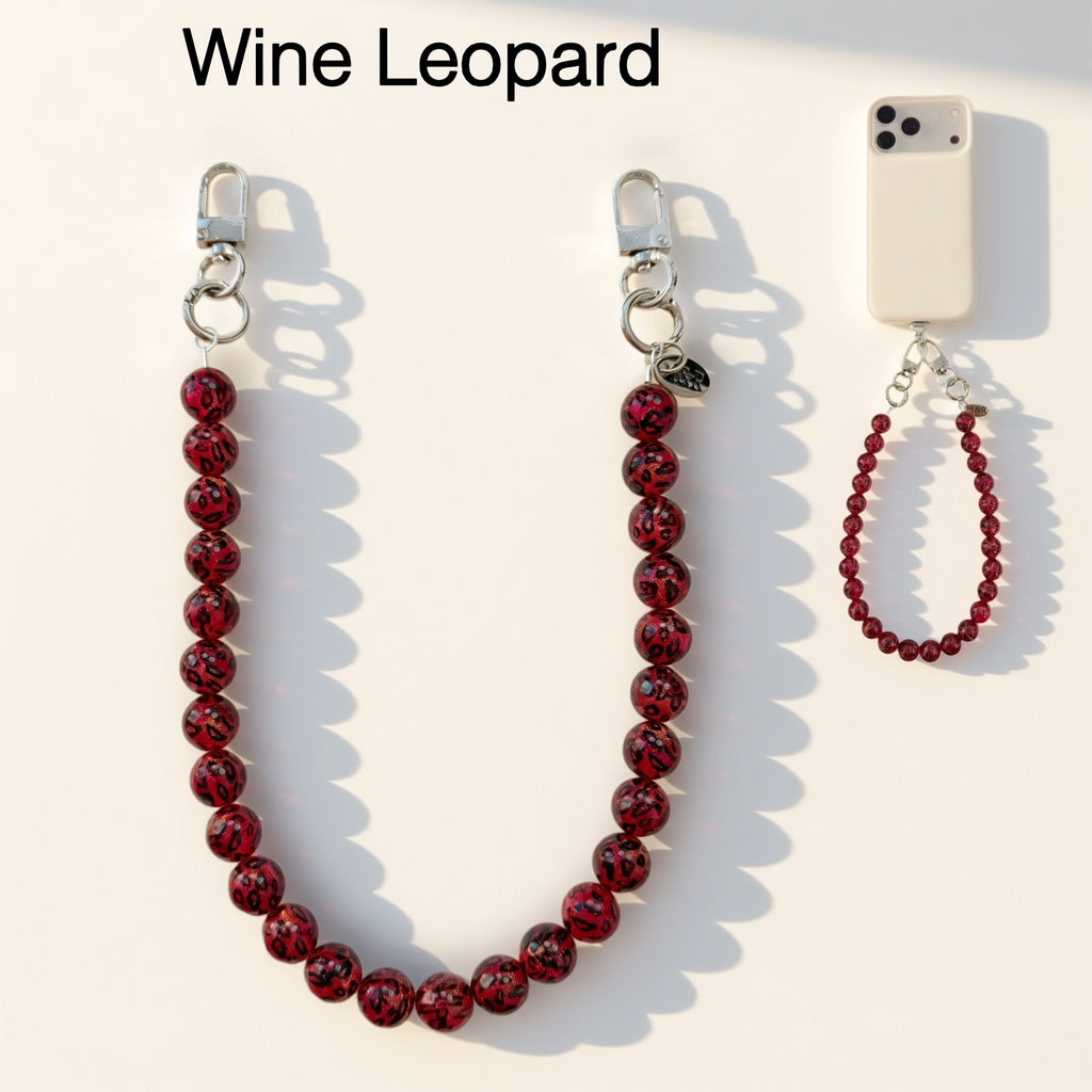 Iris Accessory Beaded Chain (#A3791) For Bags, Phones and Wallets By Iris & Rainbow