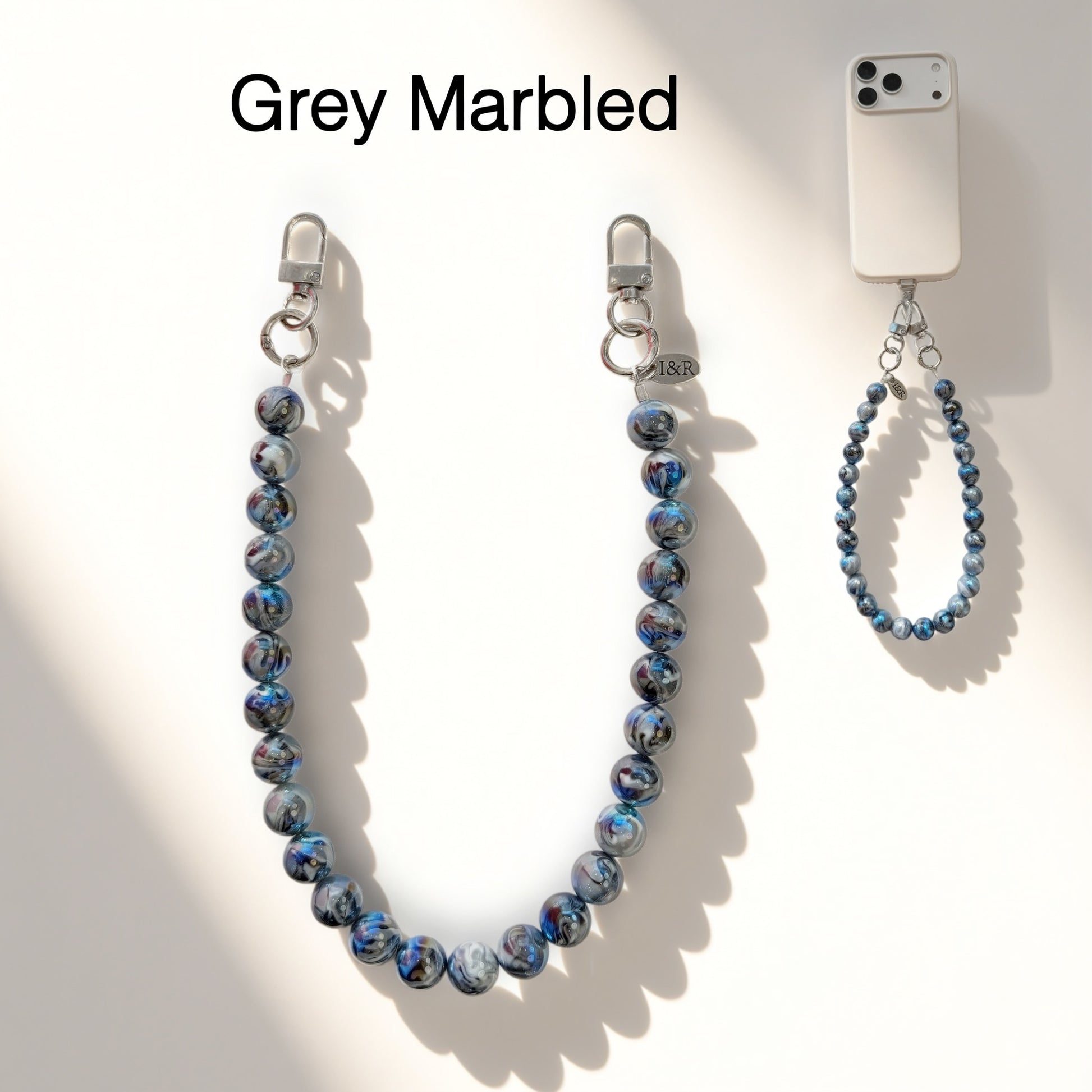 Iris Accessory Beaded Chain (#A3791) For Bags, Phones and Wallets By Iris & Rainbow