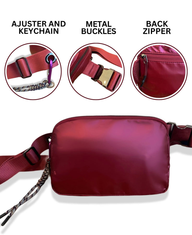 Iris Glimmer Crossbody Bag (#1140-5LN) By Iris & Rainbow - Limited Edition