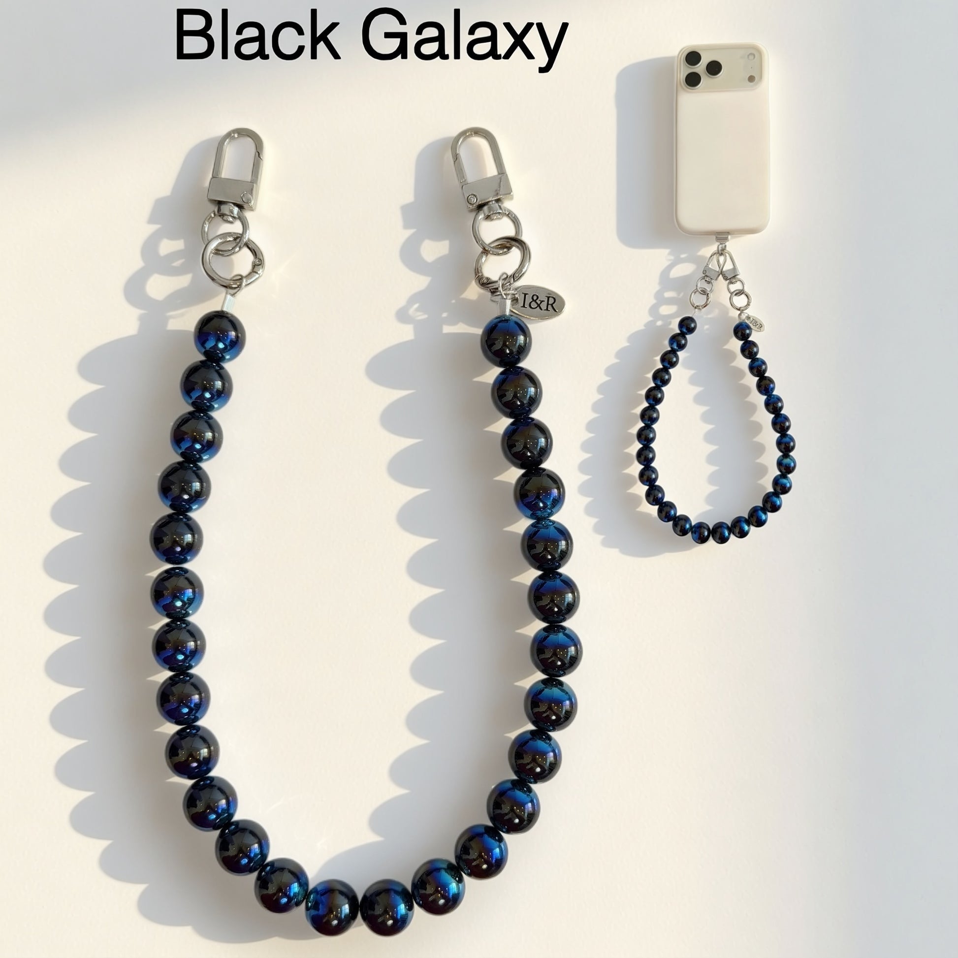 Iris Accessory Beaded Chain (#A3791) For Bags, Phones and Wallets By Iris & Rainbow