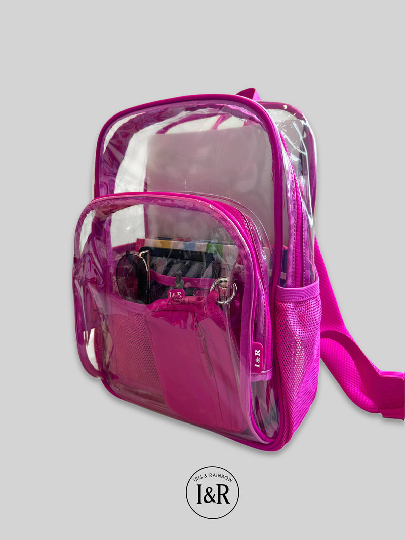 The Iris Made Perfect Clear Backpack (#9117) - By Iris & Rainbow