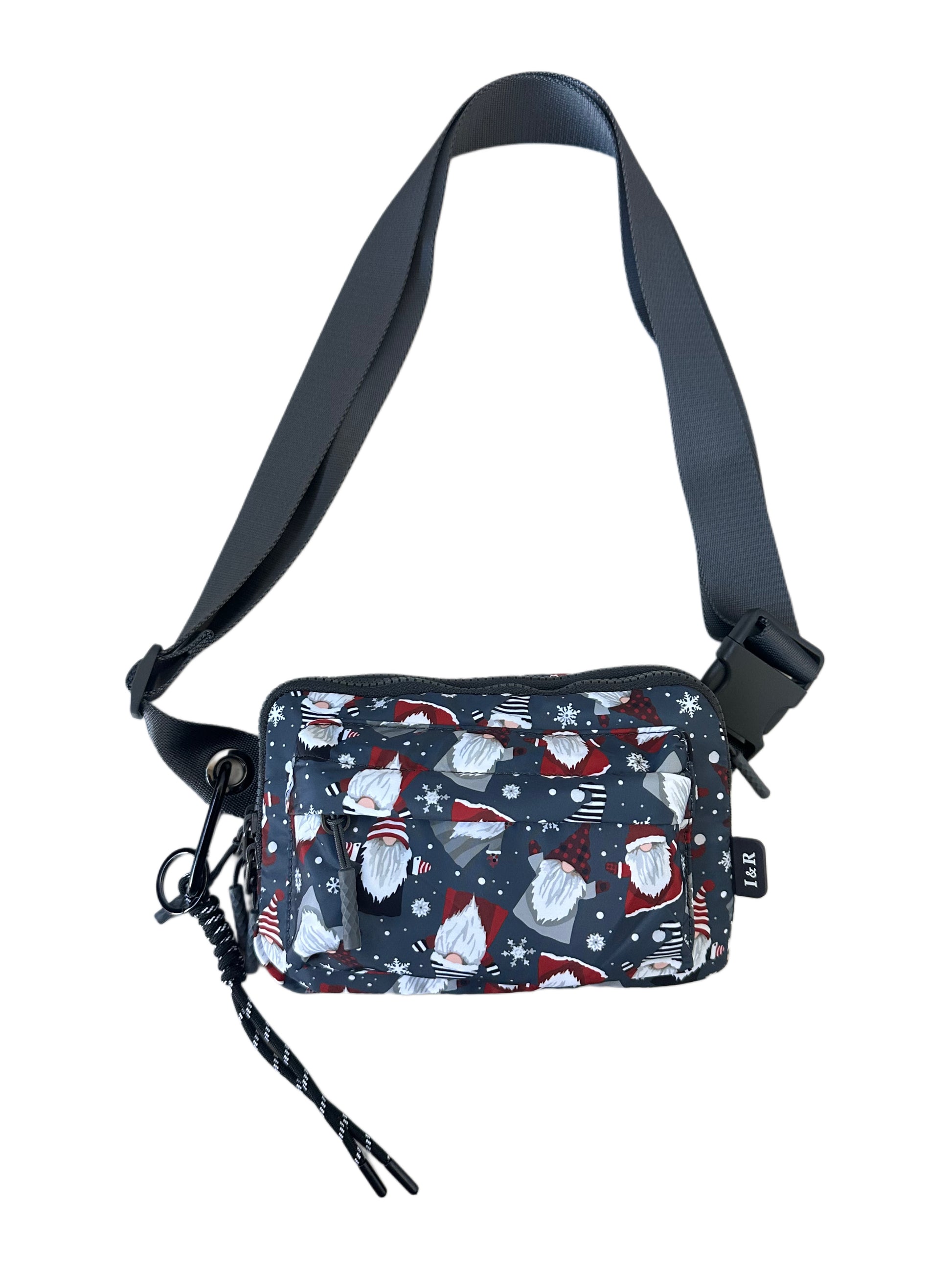 Iris Multi Pockets Crossbody Bag with Keychain (#12123) - By Iris & Rainbow