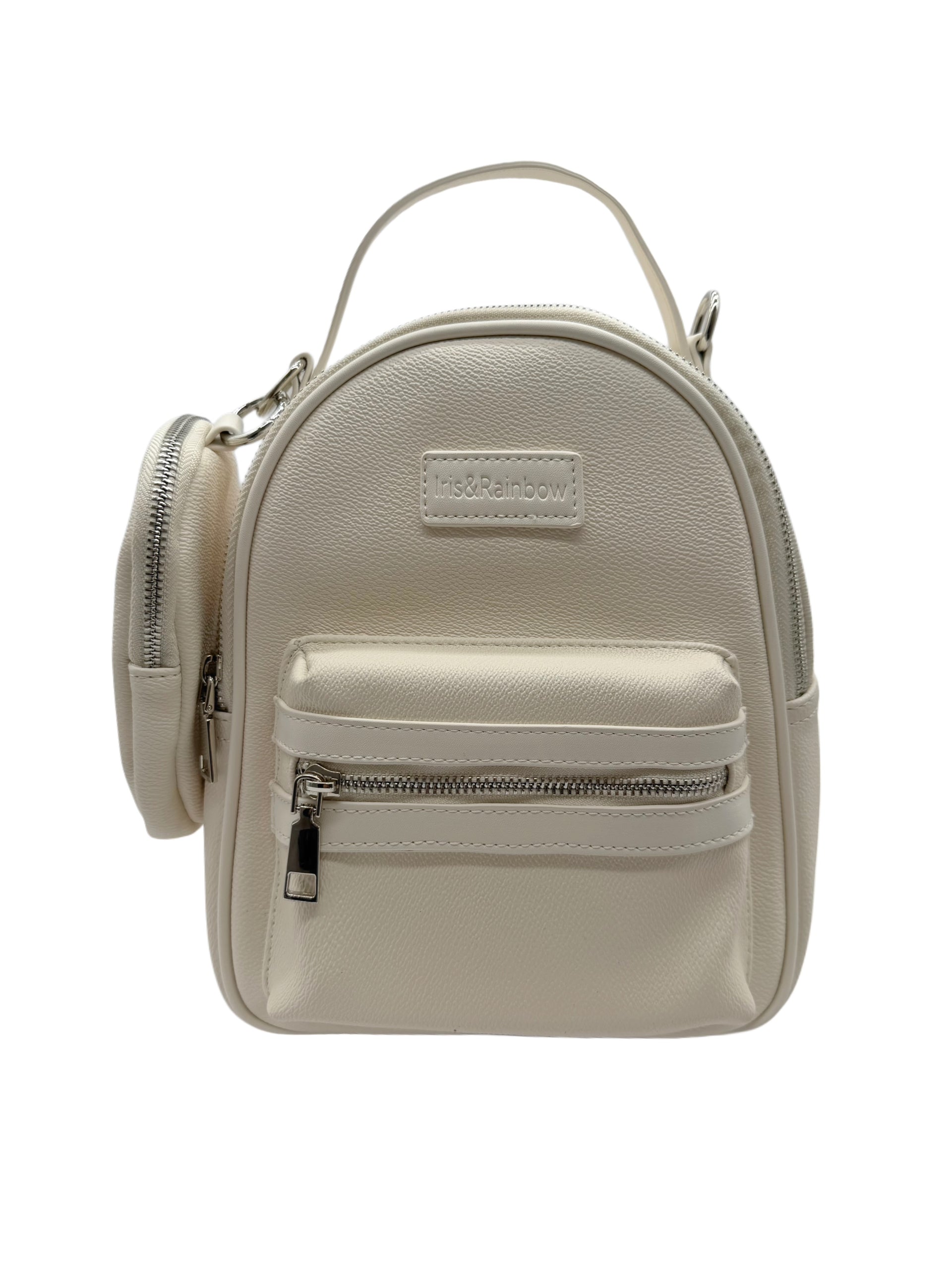 domo biker mini backpack crossbody The Iris Street Chic Mini Backpack Faux Leather (#9010) By Iris & Rainbow