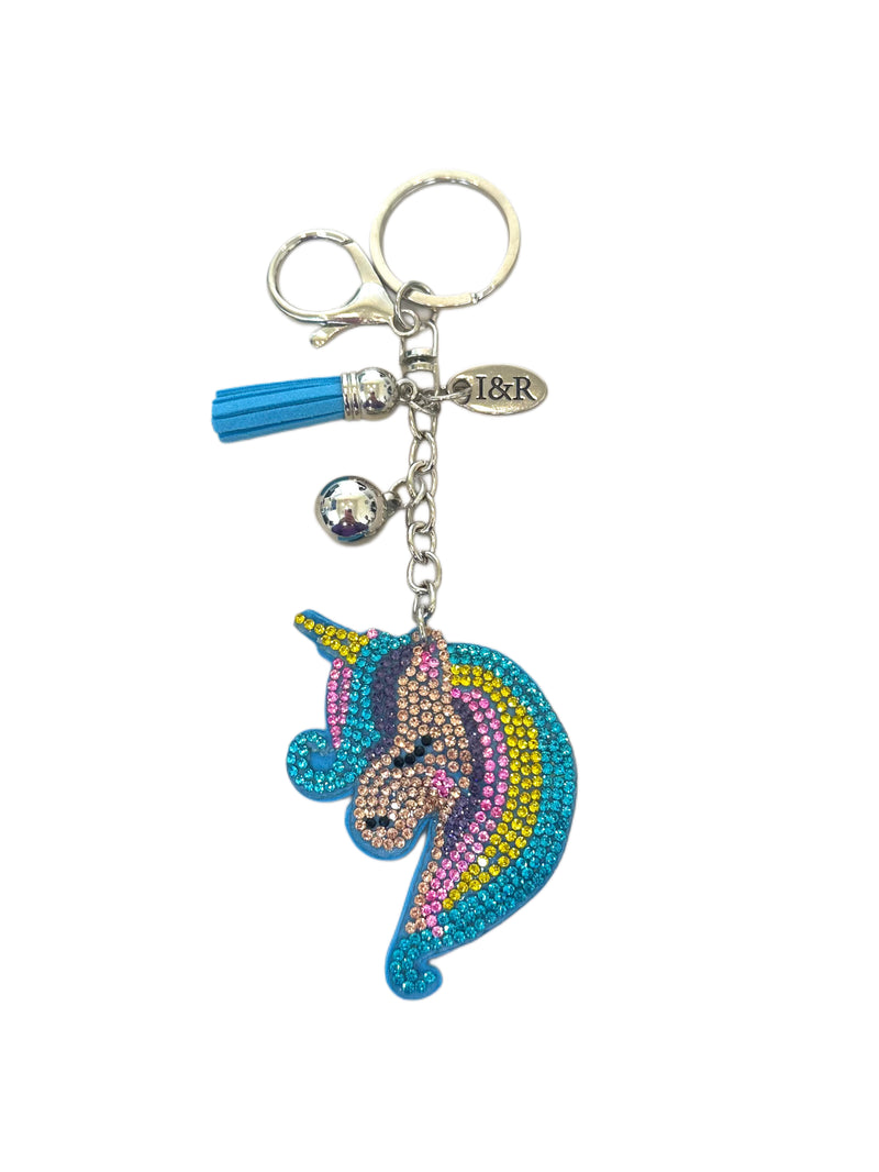 Decorative Iris Keychain Charm (#C09)
