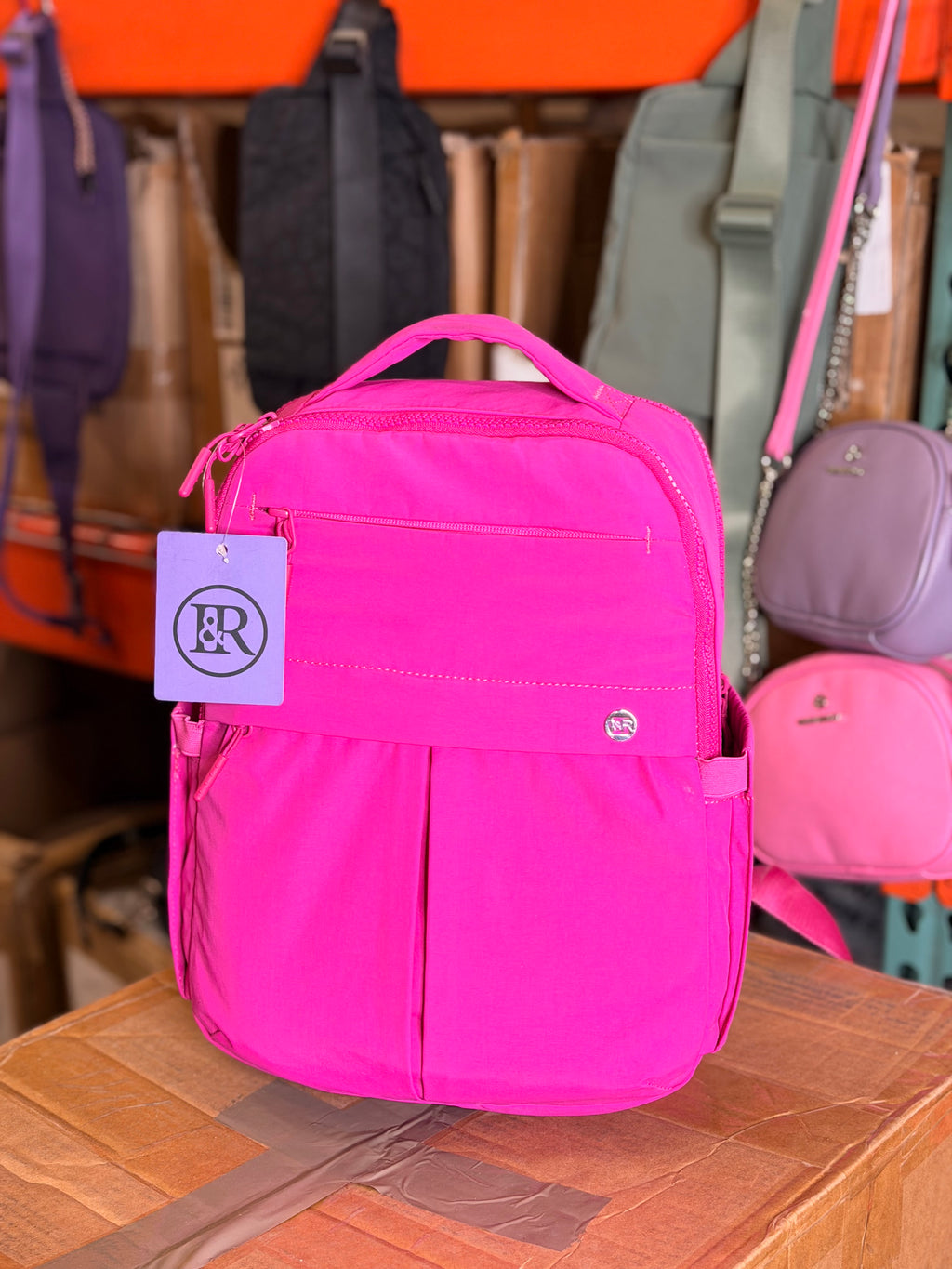 The Iris Mini Backpack (#9013) Portable Lightweight and Durable Material - By Iris & Rainbow