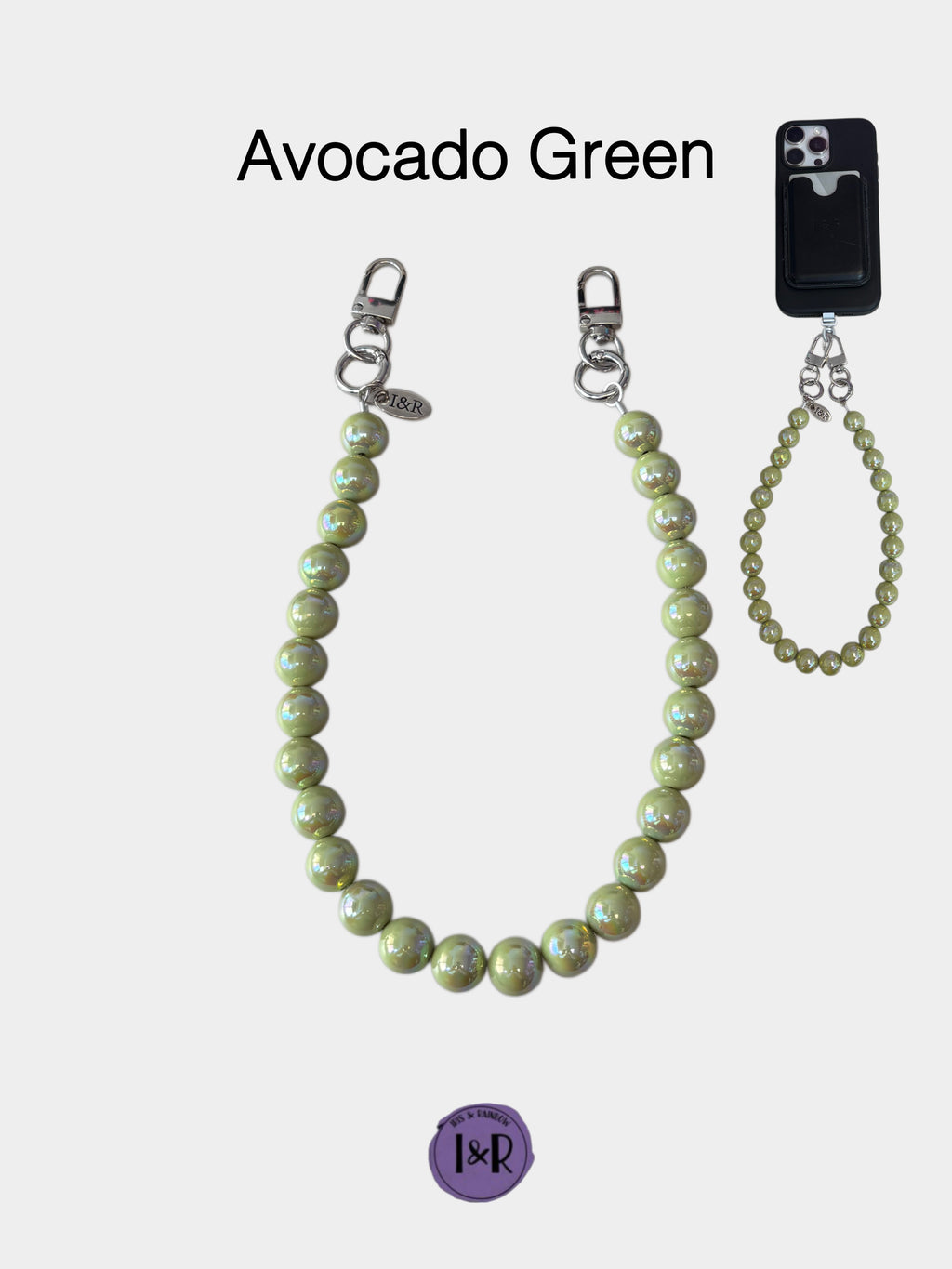 Iris Accessory Beaded Chain  For Bags, Phones and Wallets (#A3791) By Iris & Rainbow