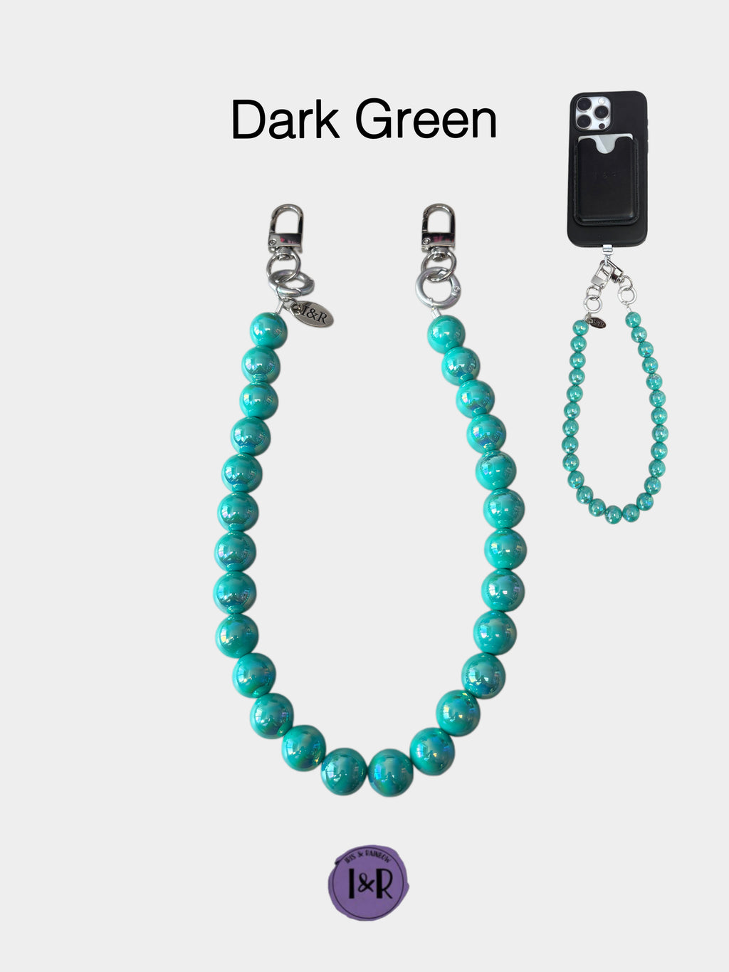 Iris Accessory Beaded Chain  For Bags, Phones and Wallets (#A3791) By Iris & Rainbow